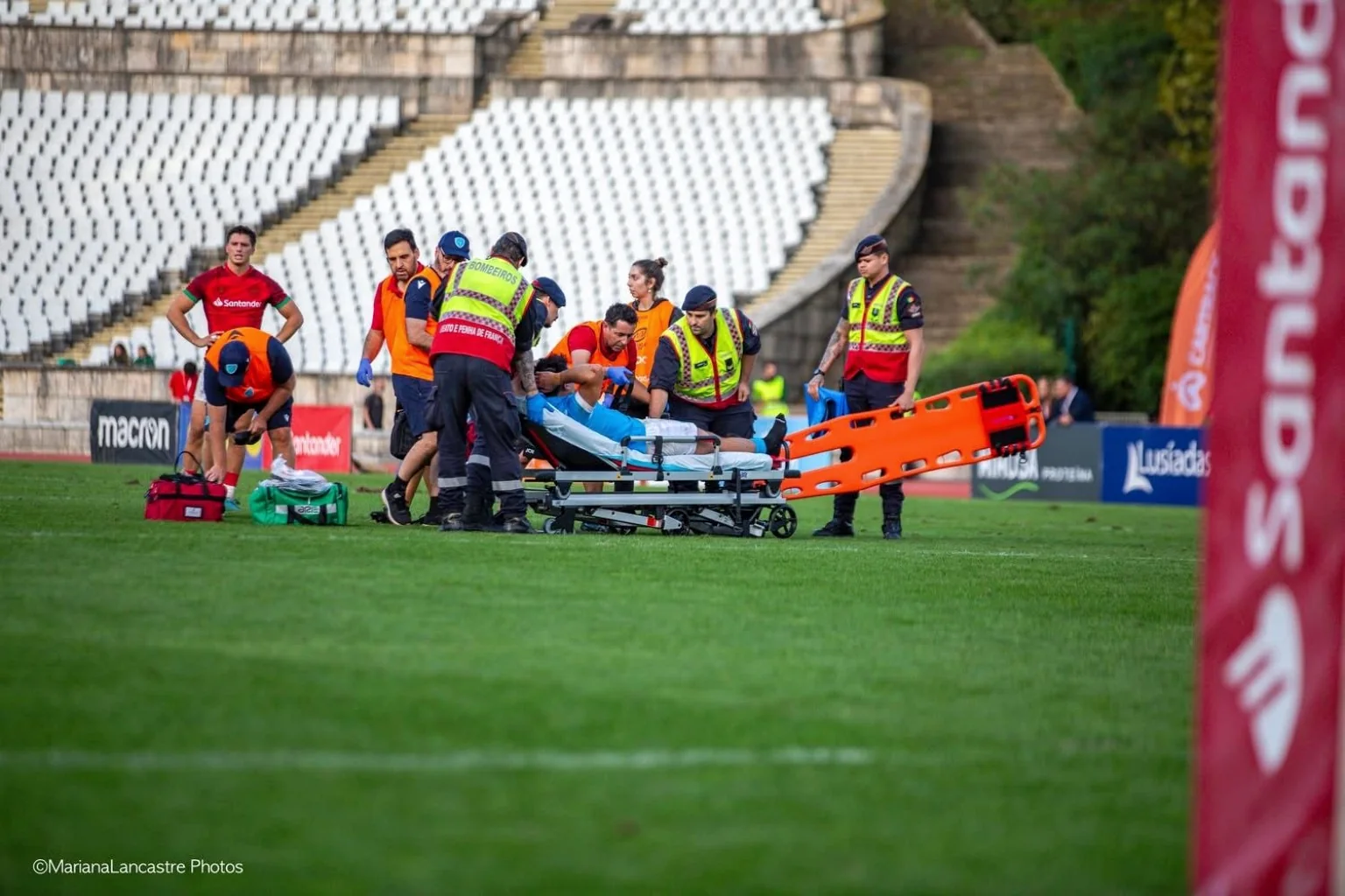Coordinated rugby medical response